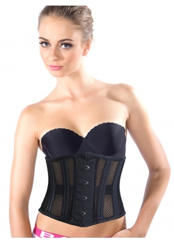 Black Sexy Woman Underbust Corset