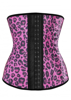 Latex Steel Boned Waist Cincher Corset