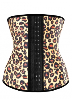 Latex Steel Boned Waist Cincher Corset