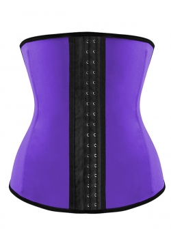 Latex Steel Boned Waist Cincher Corset