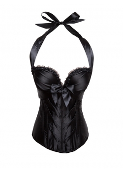 Sexy  Gothic Satin Steel Bone Corset