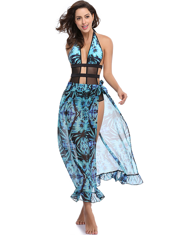 Sexy Backless Long Beach Dress