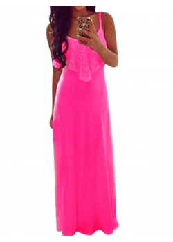 Sexy Rose Summer Maxi Dress