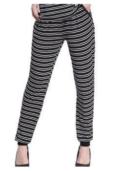 Fashion Stripe Women Casual Pants