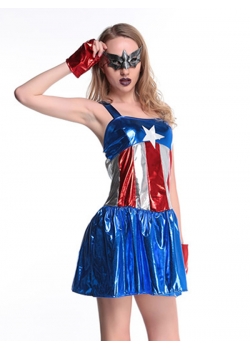 Fashion Super Heroine Women Costume Dress