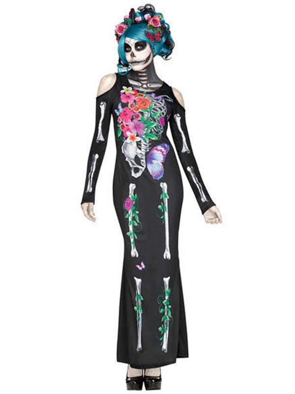 Beautiful Bones Long Dress Costume