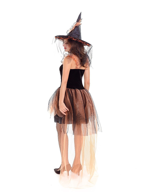 Lace Up Emerald Witch Costume