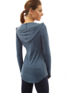 Light Blue Fashion Women Blouse With Hat
