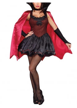 Sexy Halloween Cosplay Woman Vampire Costume