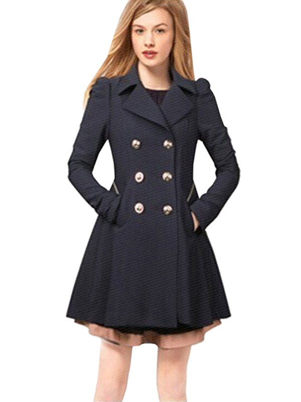 2 Colors S-4XL Fashion Collar Button Jacket&Coat