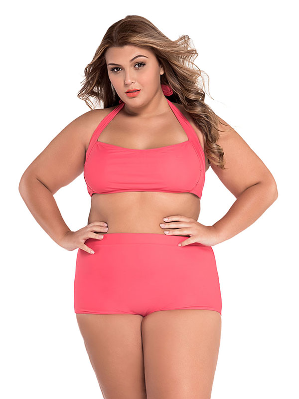 Alibaba Showcase Plus Size High Waist Swimwear