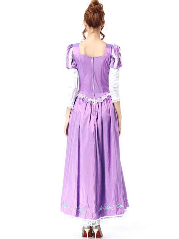 Purple One Size Short Sleeve Deluxe Costume