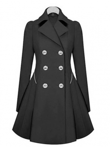 2 Colors S-4XL Fashion Collar Button Jacket&Coat