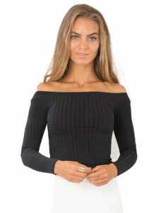 4 Colors Off Shoulder Sweated Crop Tops