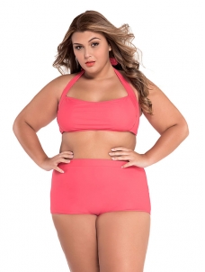 Alibaba Showcase Plus Size High Waist Swimwear