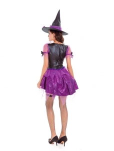 Purple One Size Witch Halloween Costume