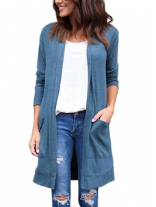 2 Colors S-2XL Loose Fitting Open Front Jacket&Coat