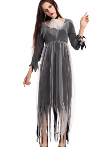 Ghost Bride Cosplay Halloween Costume With Neckline