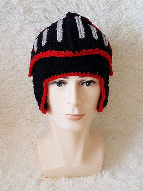 Black  Infant Handmade casual Knitted Hat