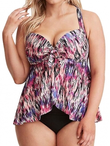  Multicolor XL-4XL Sexy Women One Piece Swimwear