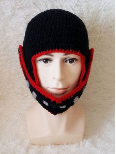 Black  Infant Handmade casual Knitted Hat