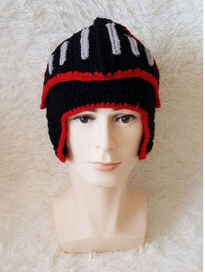 Black  Infant Handmade casual Knitted Hat