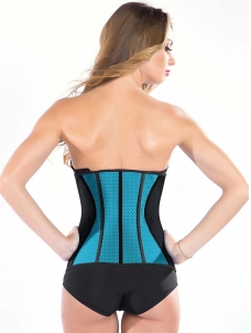 Blue S-3XL Women Steel Waist Trainer Corset