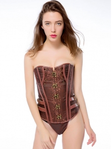 Wholesale Plus Size Button Design Corset S-6XL