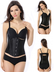 XS-6XL Sexy Black Women Underbust