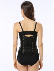 XS-6XL Sexy Black Women Underbust