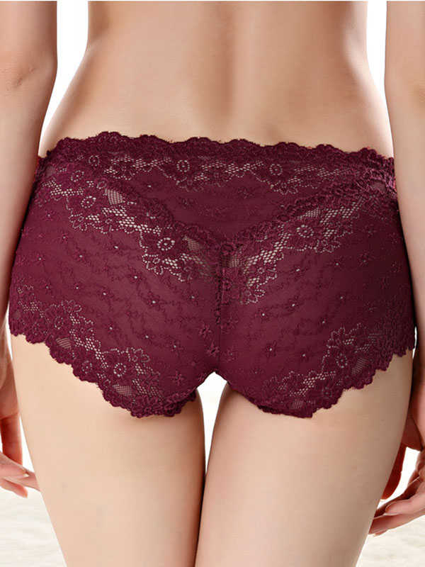 6 Colors One Size Sexy Ladies Lace Panties