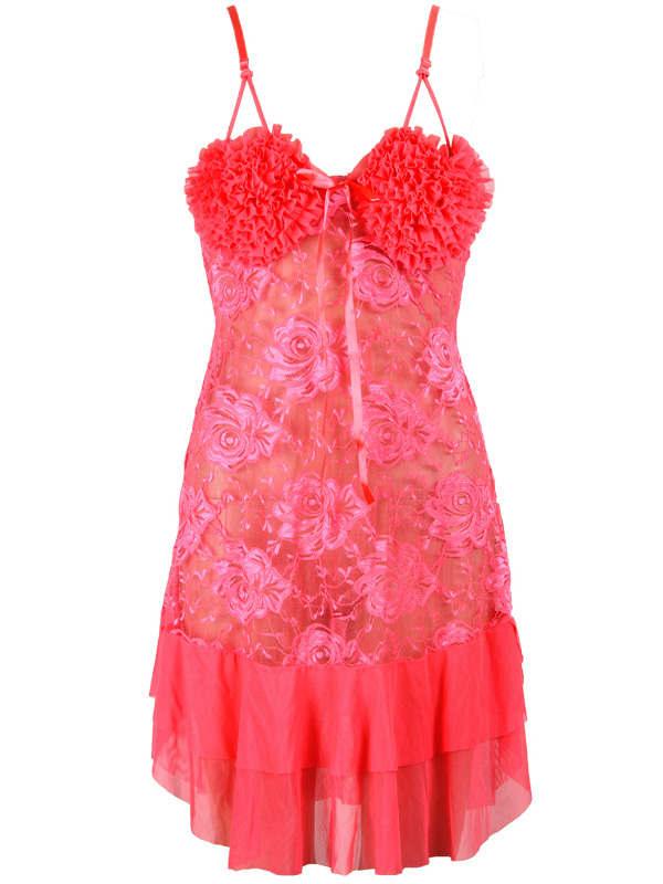 7 Colors One Size Sexy Lace Babydoll Lingerie
