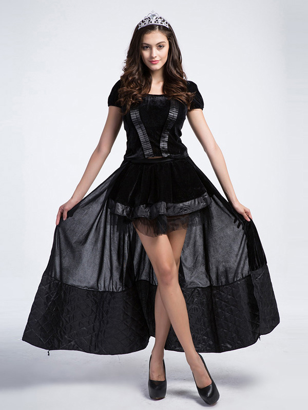 Black One Size Witch Long Halloween Costume