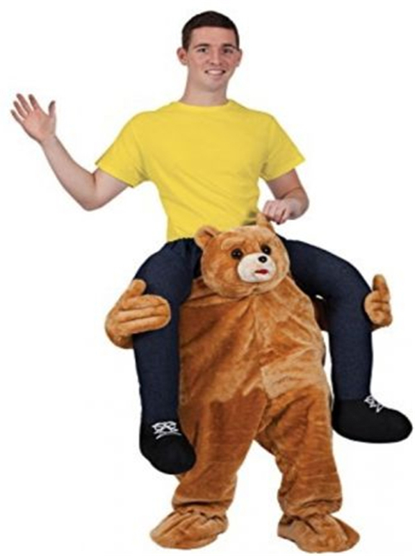 Brown One Size Teddy Bear Mascot Costume