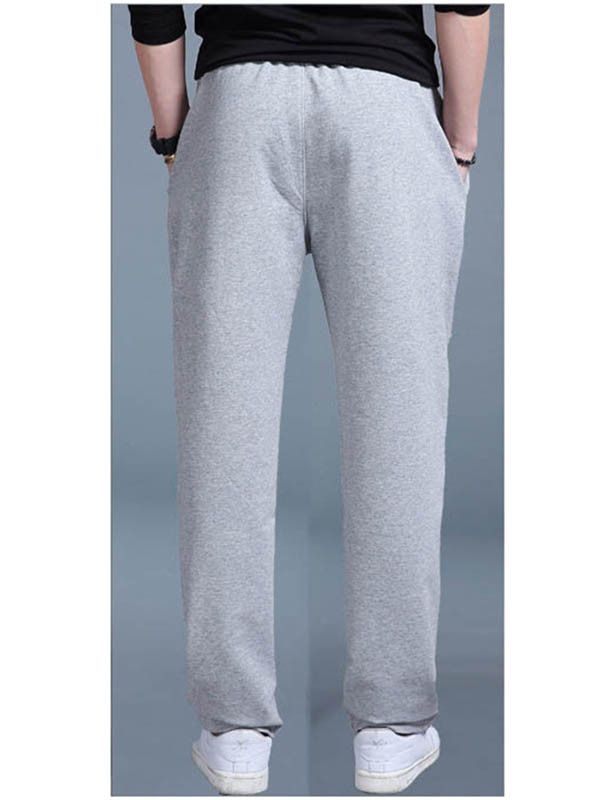 Grey L-5XL Men Athletic Running Pants