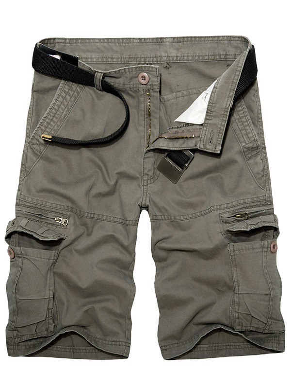 Mens Twill Cargo Shorts Pants