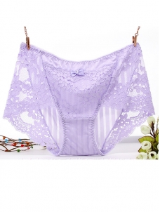 4 Colors L&XL Floral Lace Panties