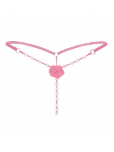6 Colors One Size Pearl G-string Panties 
