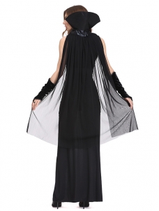Black M&L Wicked Cape Witch Halloween Costume