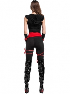 Black M&XL Women Deadly Ninja International Costume