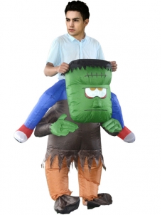 Green One Size Adult Inflatable Monster Costume