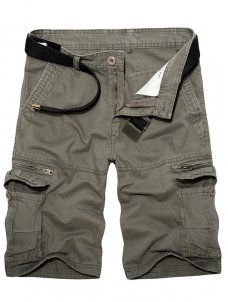 Mens Twill Cargo Shorts Pants