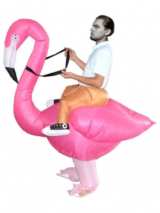 Rose One Size Flamingo Mascot Costume