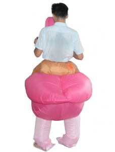 Rose One Size Flamingo Mascot Costume