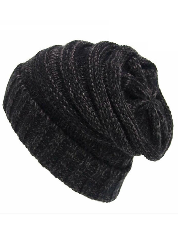 Casual Warm Cable Knit Thick Slouch Hats