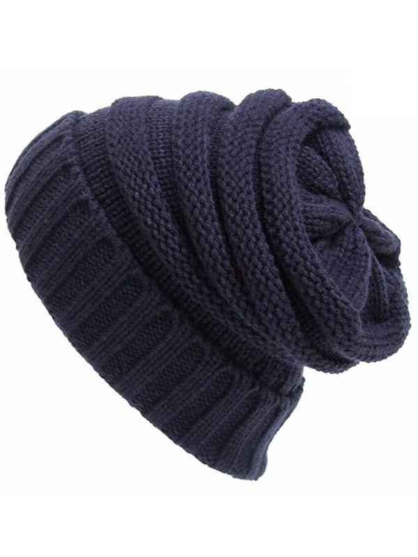 Fashion Warm Cable Knit Thick Slouch Hats