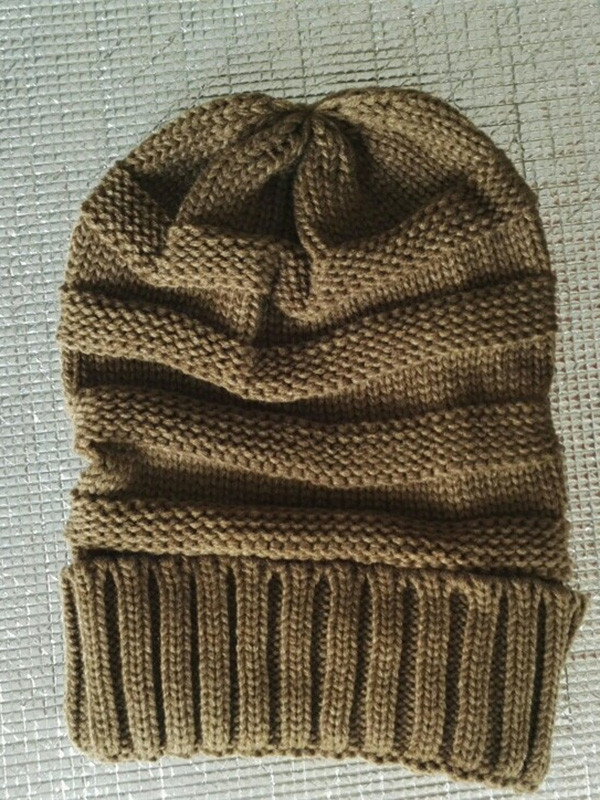 Winter Warm Cable Knit Thick Slouch Hats