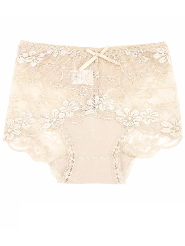 4 Colors L-2XL Sexy Floral Printing Panties