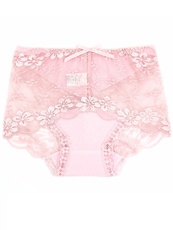 4 Colors L-2XL Sexy Floral Printing Panties