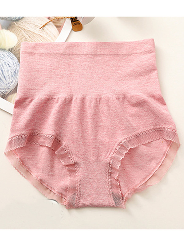 9 Colors One Size Lace Side Seamless Underwear